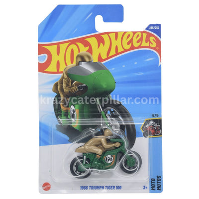 Hot Wheels 1966 Triumph Tiger 100 - Green