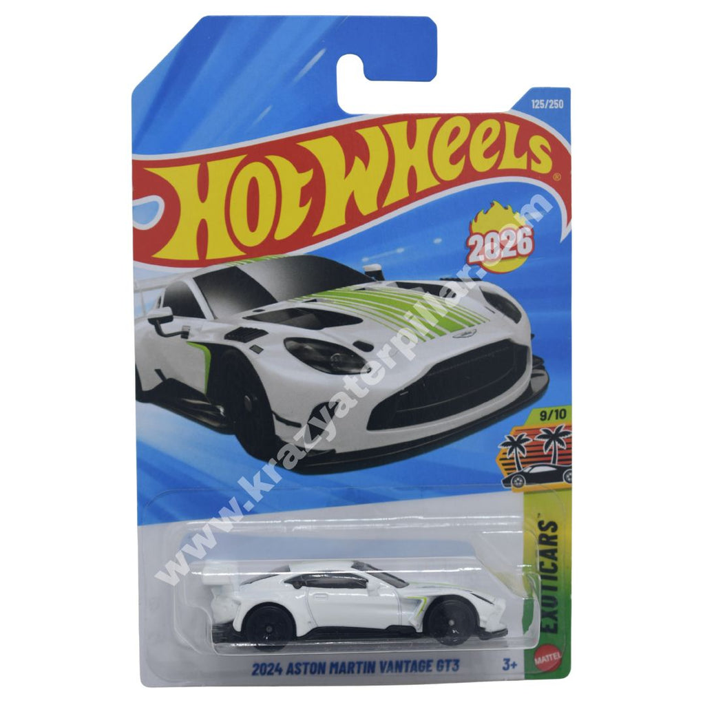 Hot Wheels: 2024 Aston Martin Vantage GT3 - White