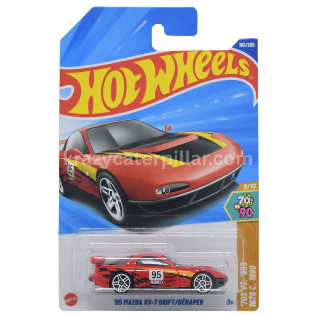 Hot Wheels '95 Mazda RX-7 Drift - Orange