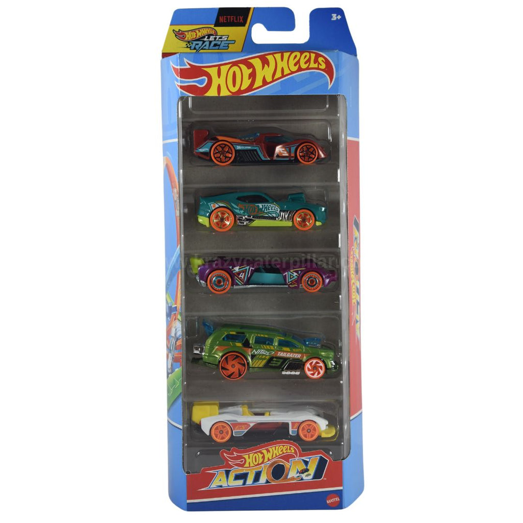 Hot Wheels HW Action 5 Pack Set 1:64