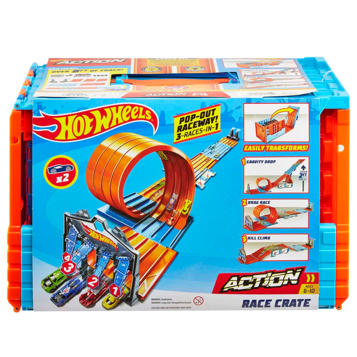 Hot Wheels: Action Race Crate Track Set