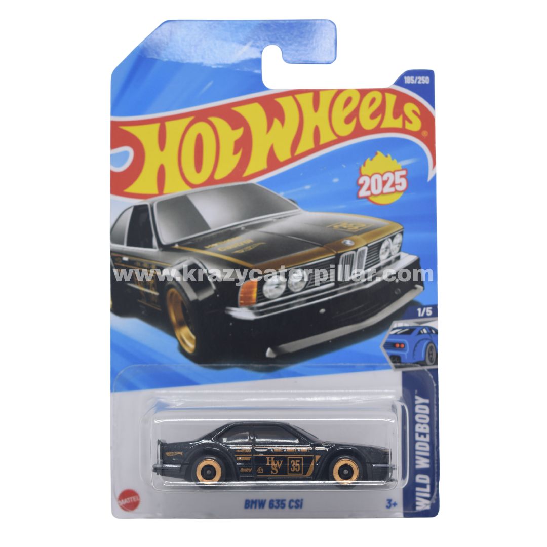 Hot Wheels BMW 635 CSi Black-Gold 1:64