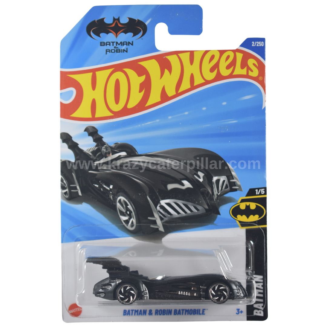 Hot Wheels & Robin Batmobile Black