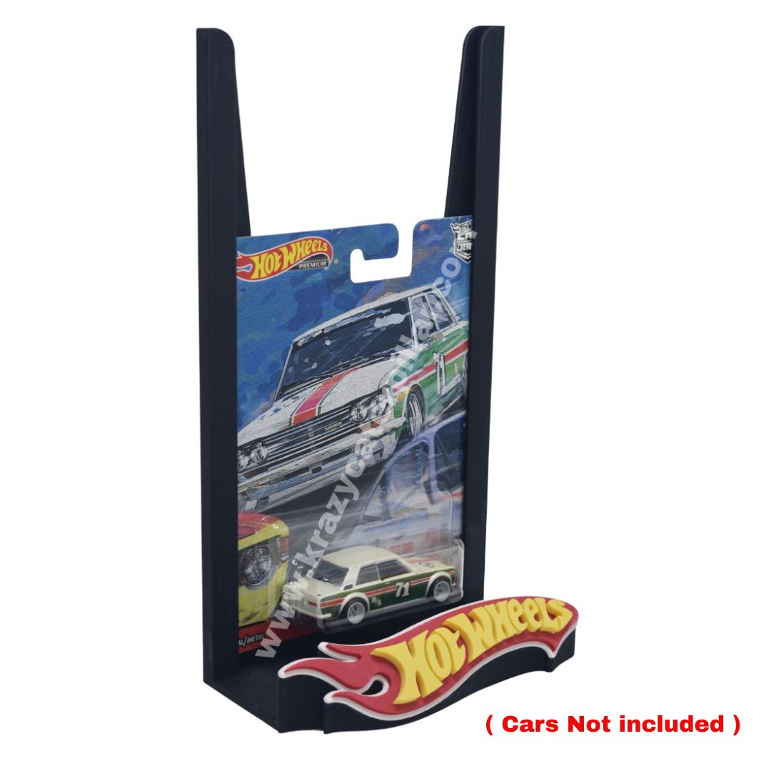 Hot Wheels Mainline Card Small Display Stand With Logo - Black