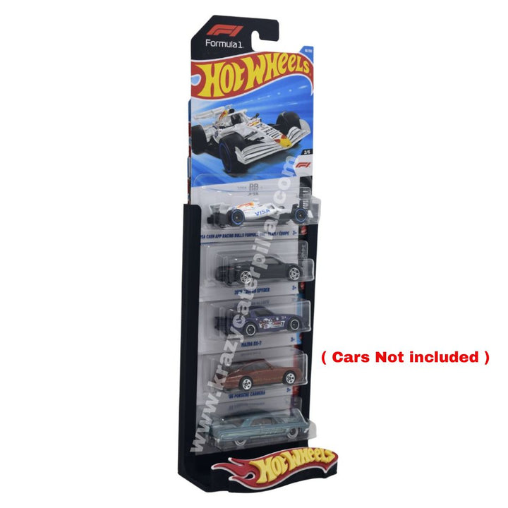 Hot Wheels Mainline Card Big Display Stand With Logo - Black (Cars
