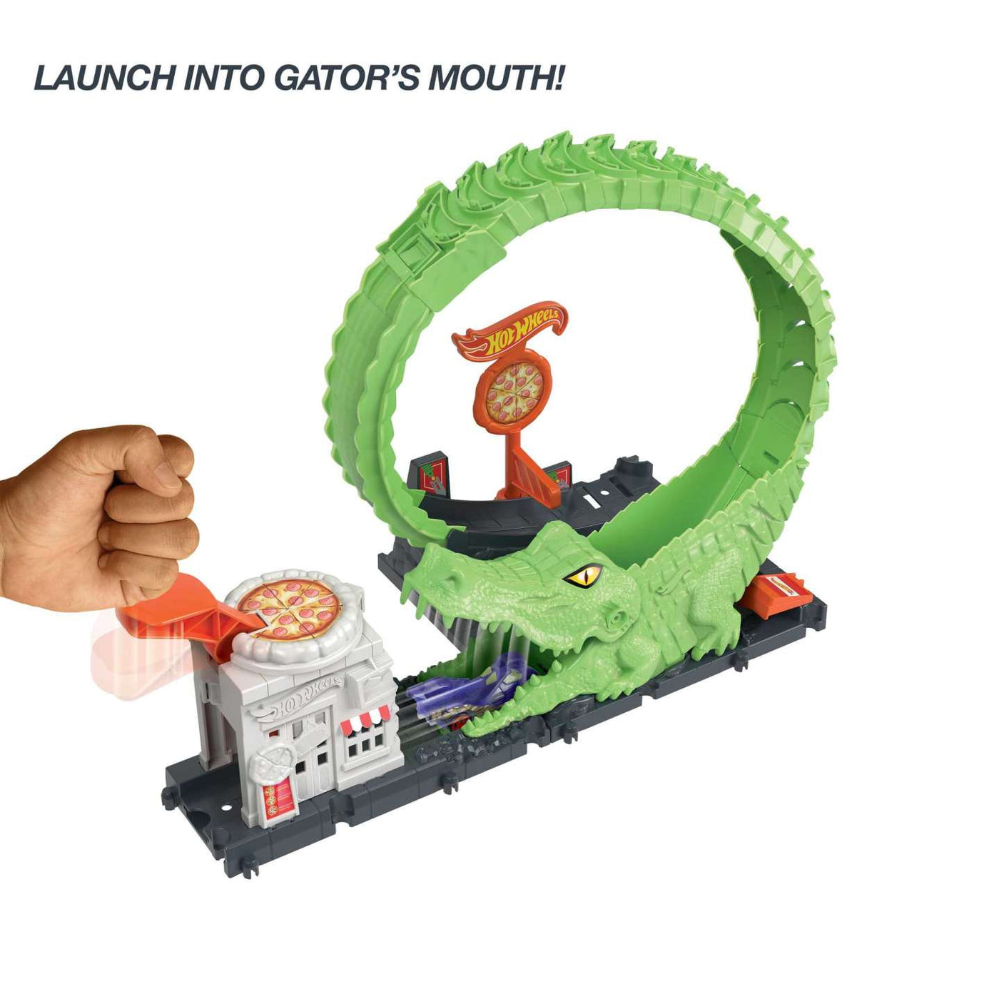 Hot Wheels: City Gator Loop Attack - Track Set