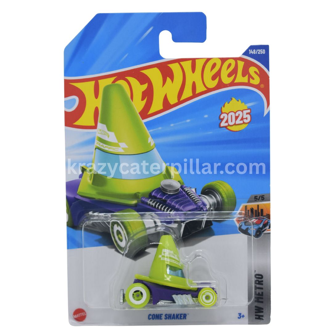 Hot Wheels Cone Shaker - Green