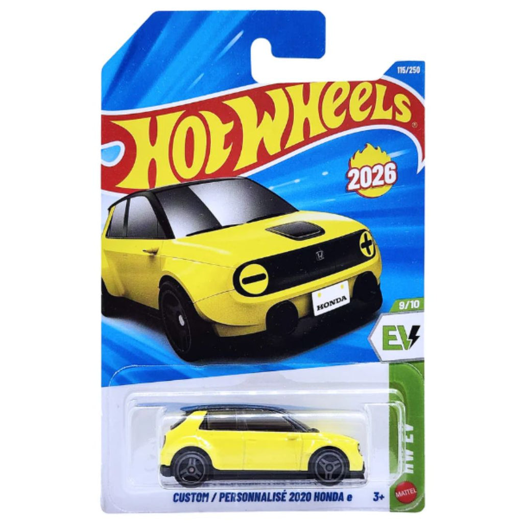 Hot Wheels Custom 2020 Honda E - Yellow