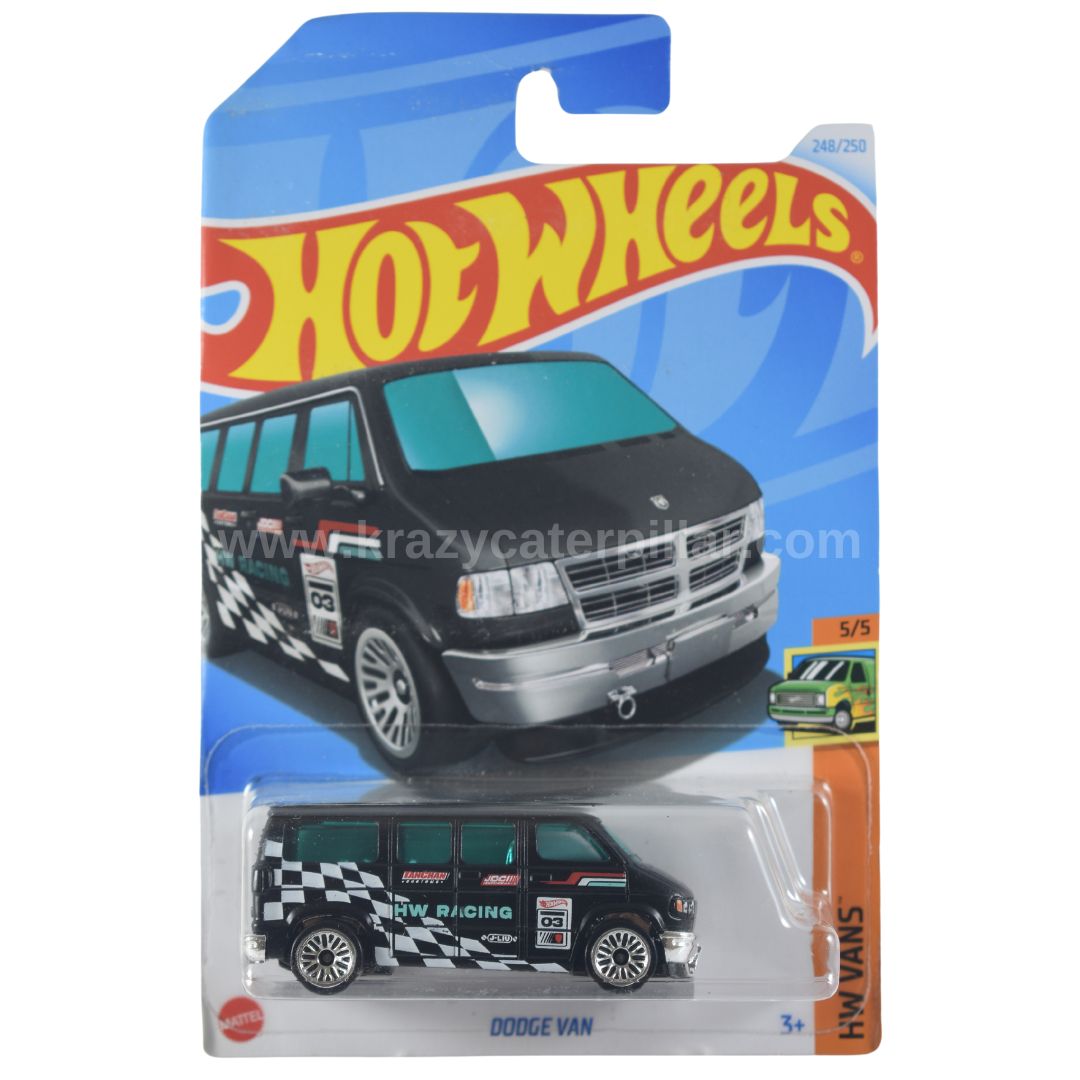 Hot Wheels Dodge Van Black