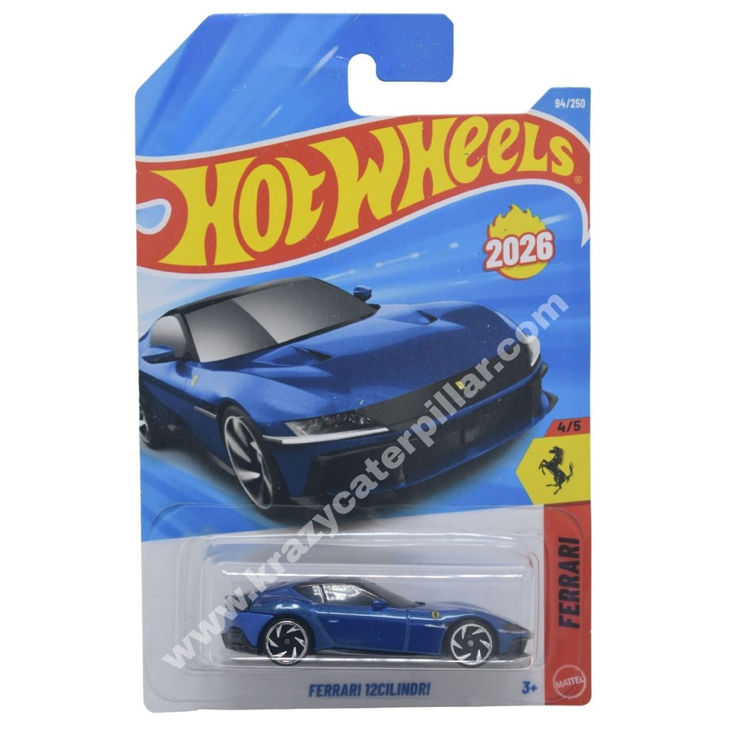 Hot Wheels: Ferrari 12Cilindri - Blue