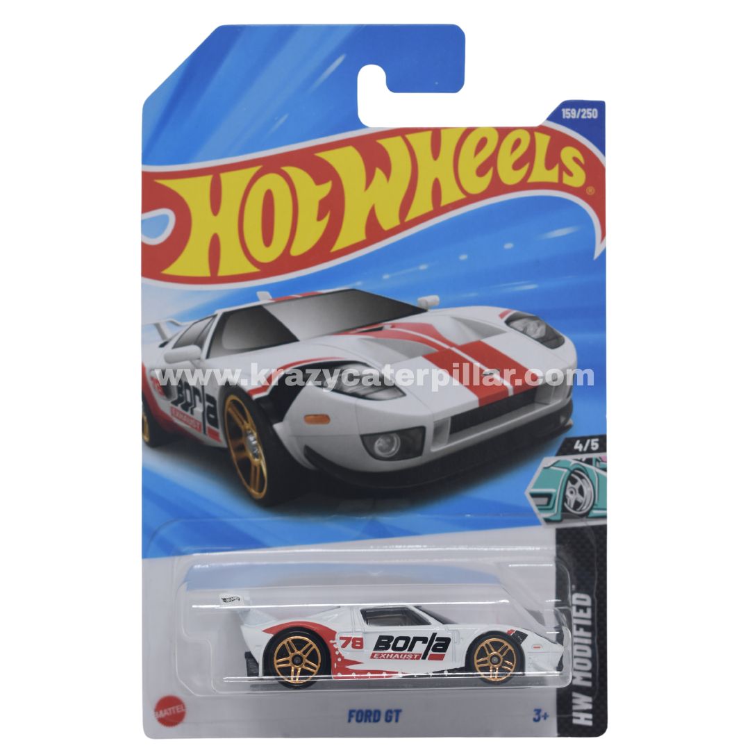 Hot Wheels Ford GT White