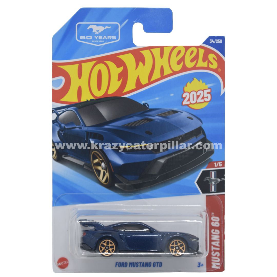 Hot Wheels Ford Mustang GTD - Blue