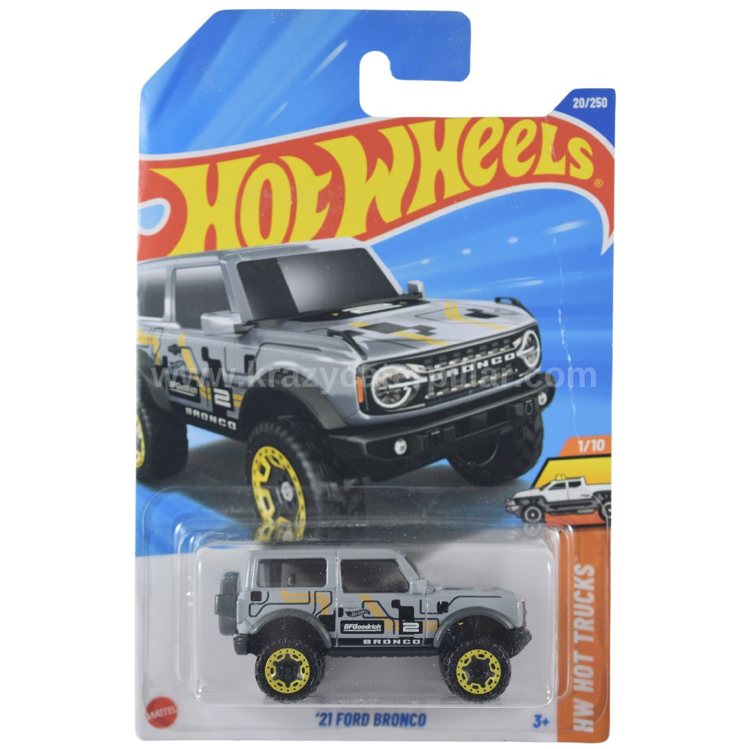 Hot Wheels '21 Ford Bronco Gray