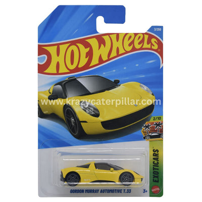 Hot Wheels Gordon Murray Automotive T.33 - Yellow