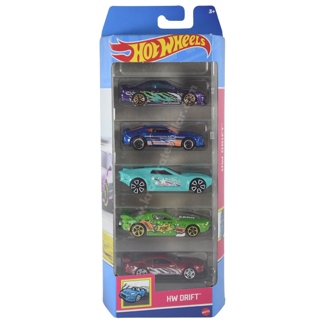 Hot Wheels HW Drift 5 Pack Set 1:64