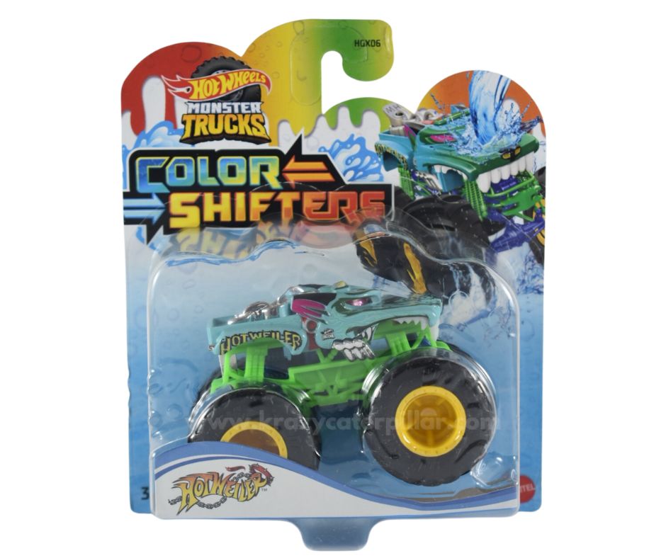 Hot Wheels Hotweiler Monster Trucks 1:64 Color Shifters