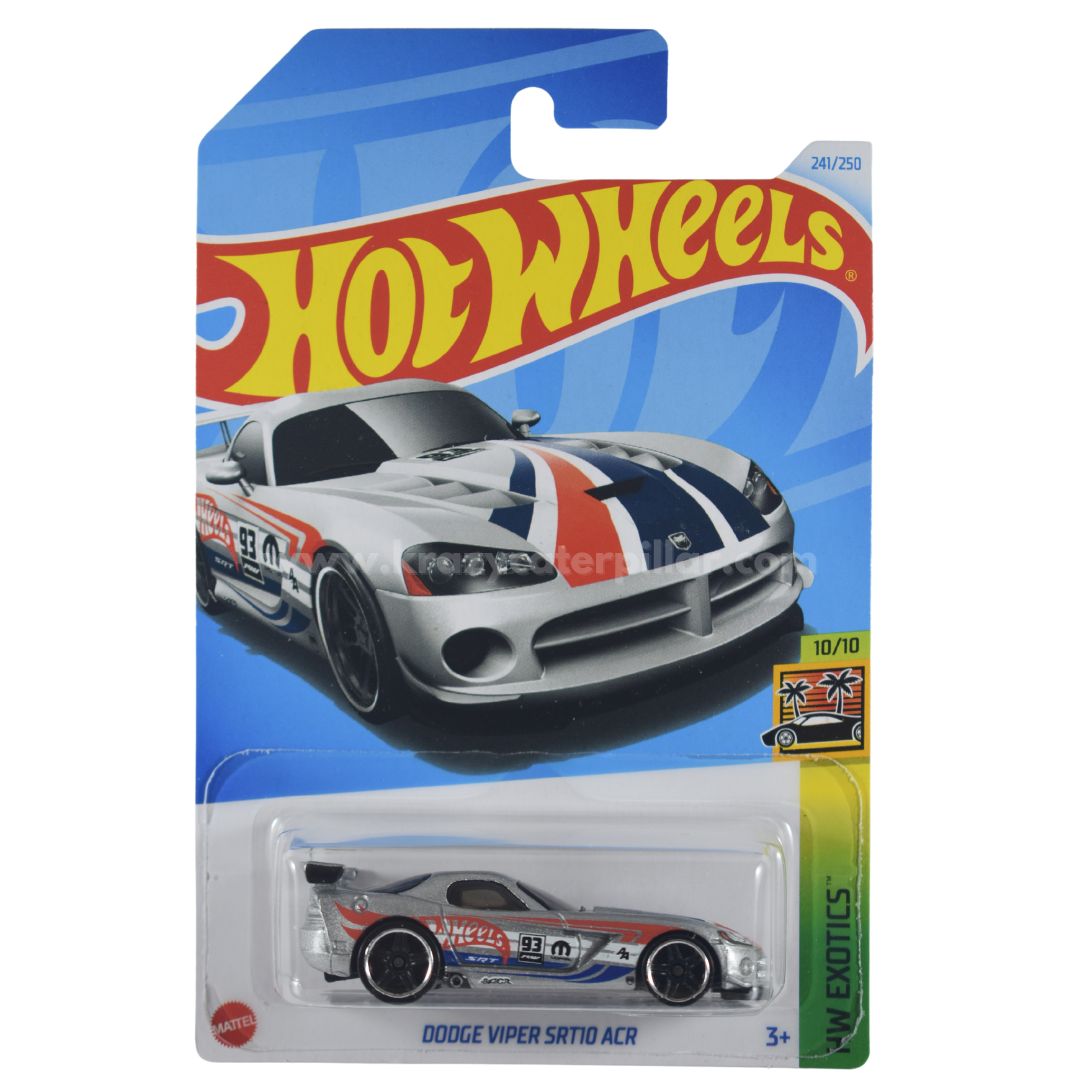 Hot Wheels Dodge Viper SRT10 ACR Silver