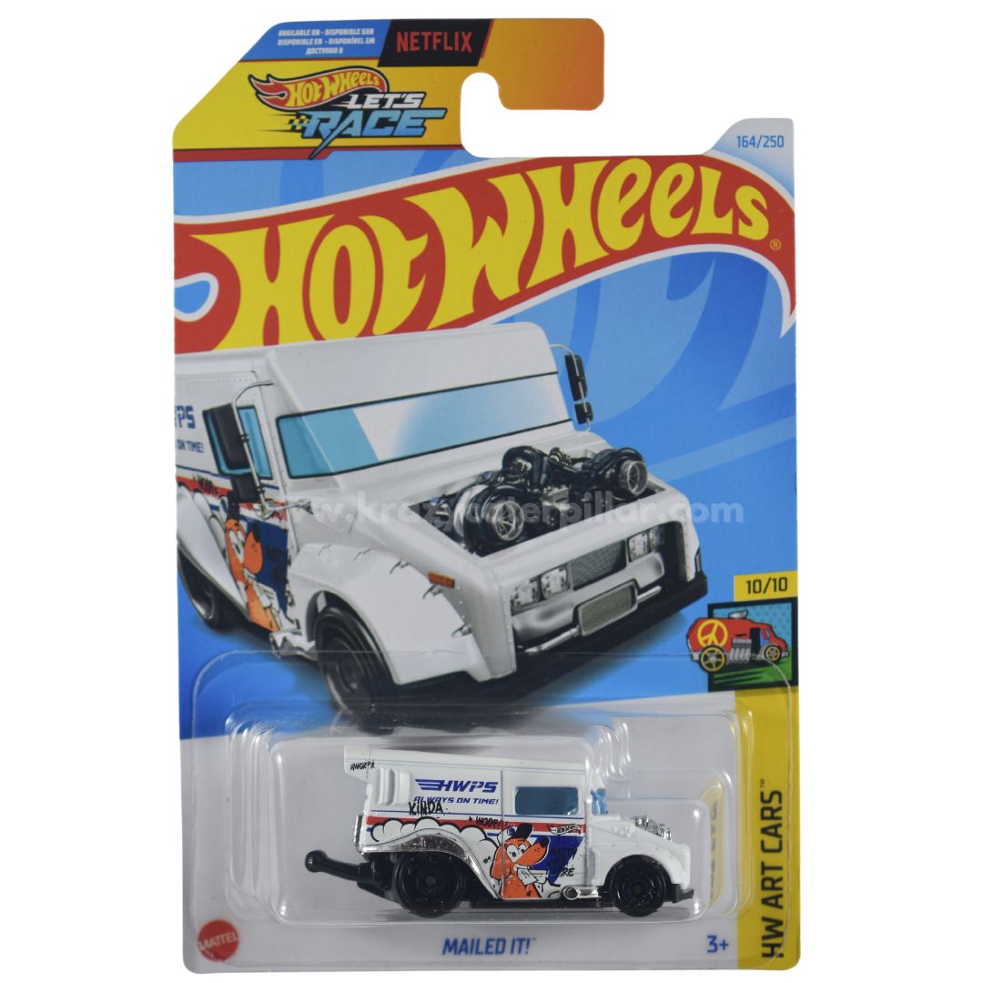 Hot Wheels Mailed It! White