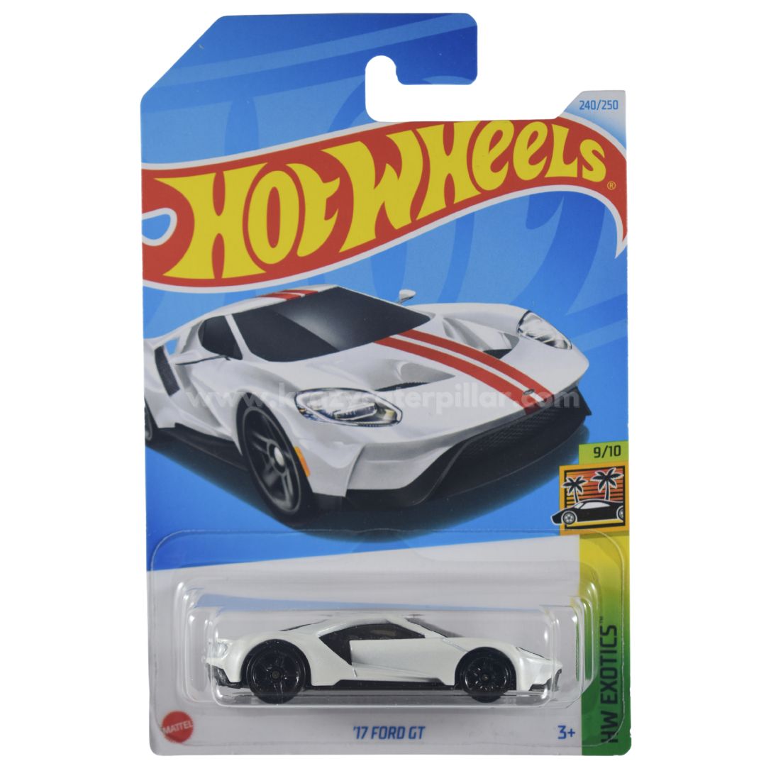 Hot Wheels '17 Ford GT White – Krazy Caterpillar