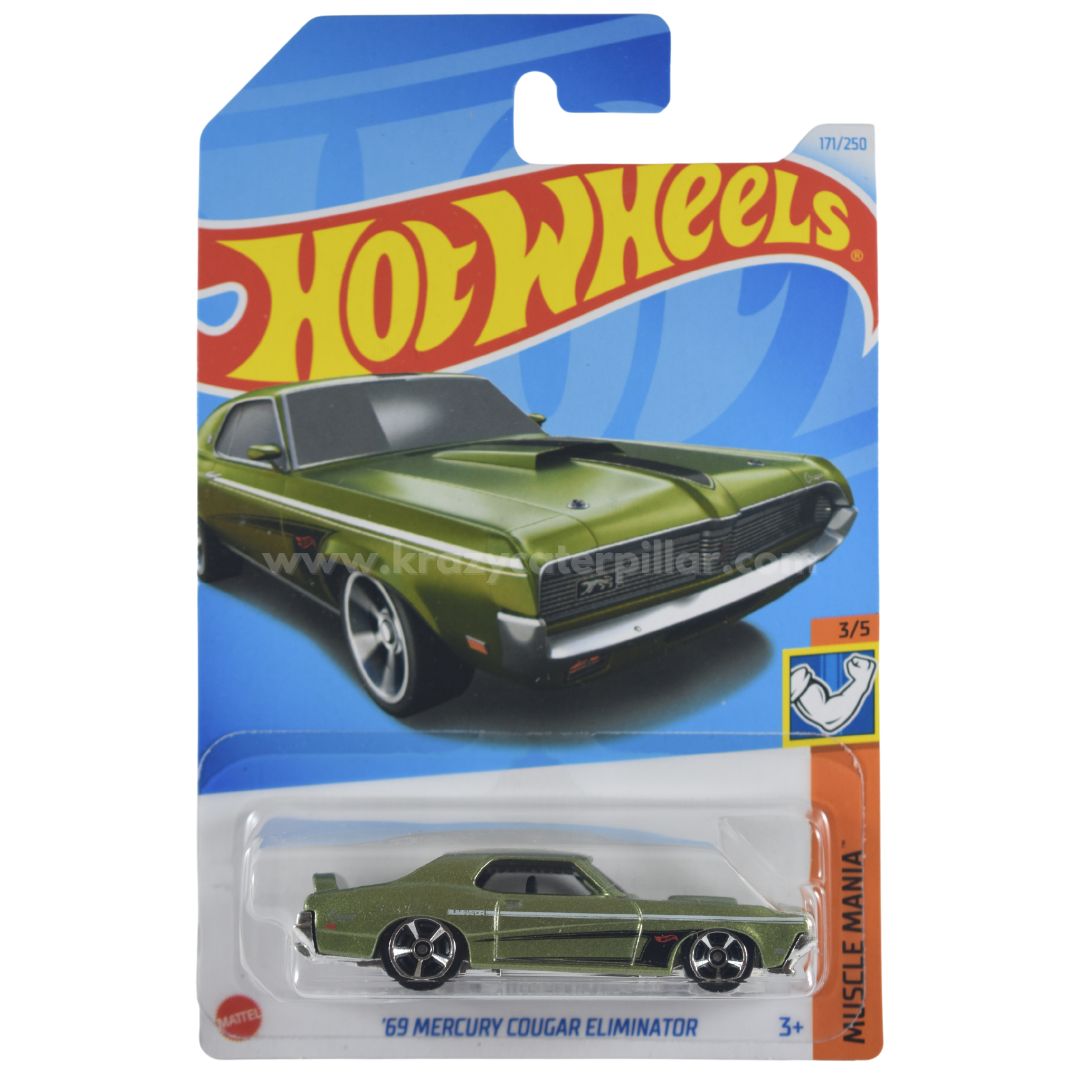 Hot Wheels '69 Mercury Cougar Eliminator- Green