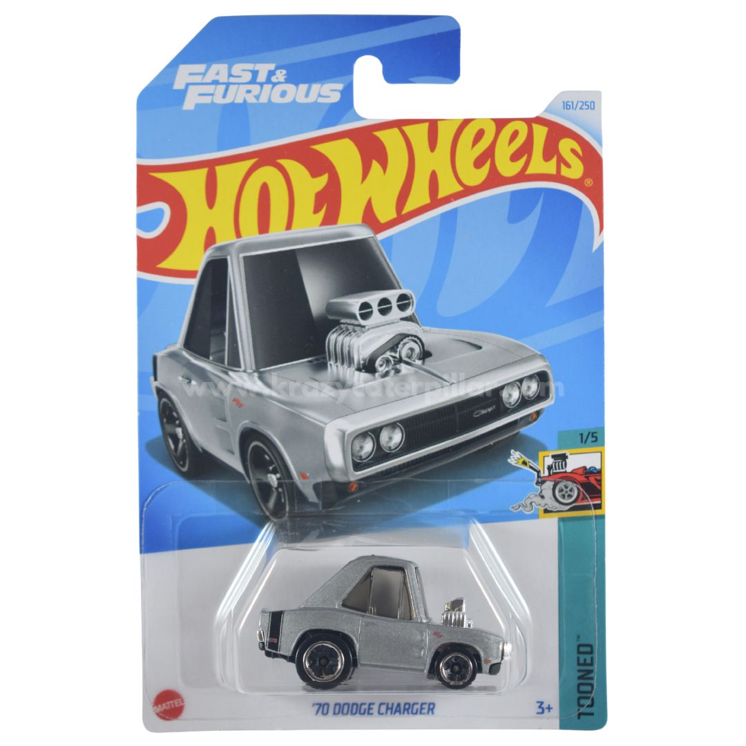 Hot Wheels '70 Dodge Charger Tooned Silver