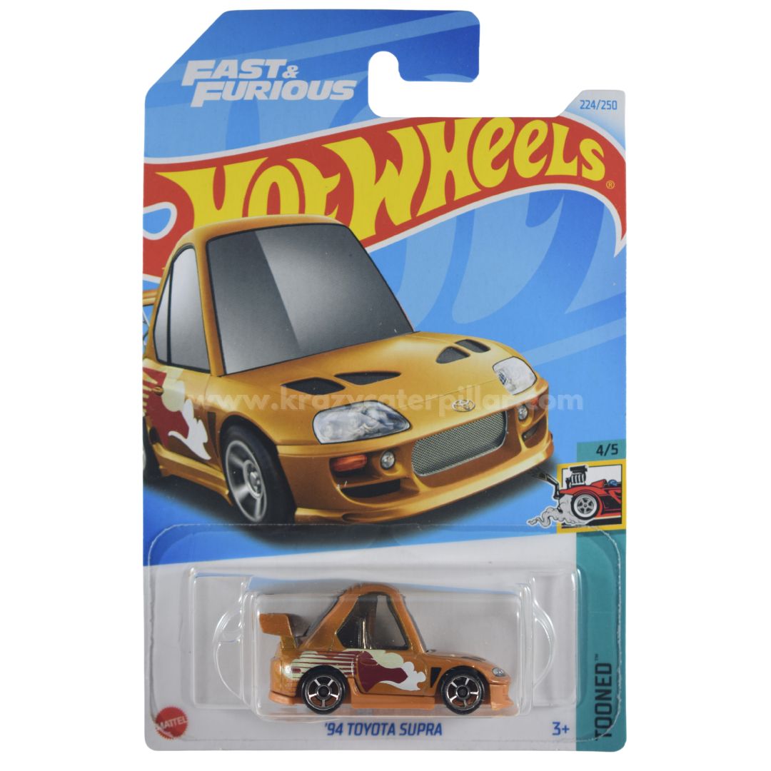 Hot Wheels '94 Toyota Supra Tooned Golden