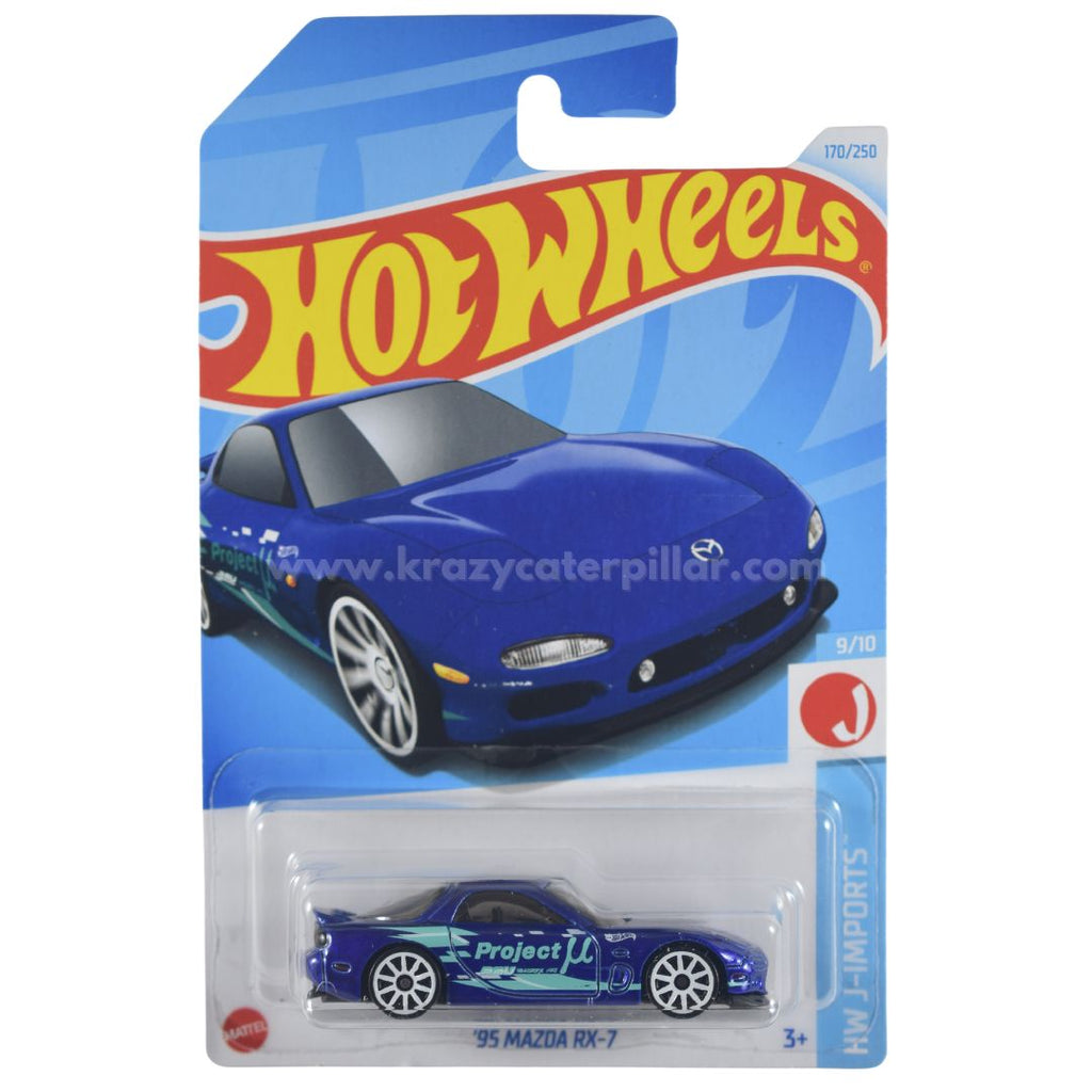 Hot Wheels '95 Mazda RX-7 Blue – Krazy Caterpillar
