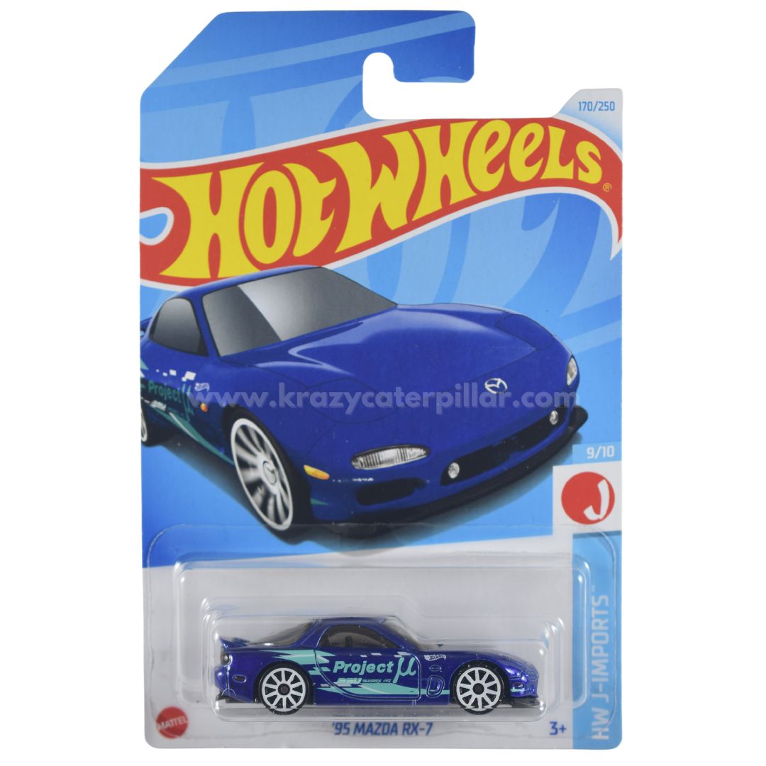 Hot Wheels '95 Mazda RX-7 Blue