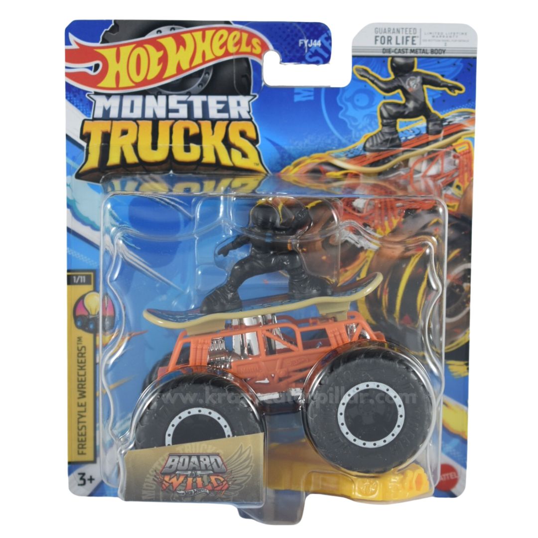 Hot Wheels® Monster Trucks Board To Be Wild 1:64 Scale Die-Cast Truck