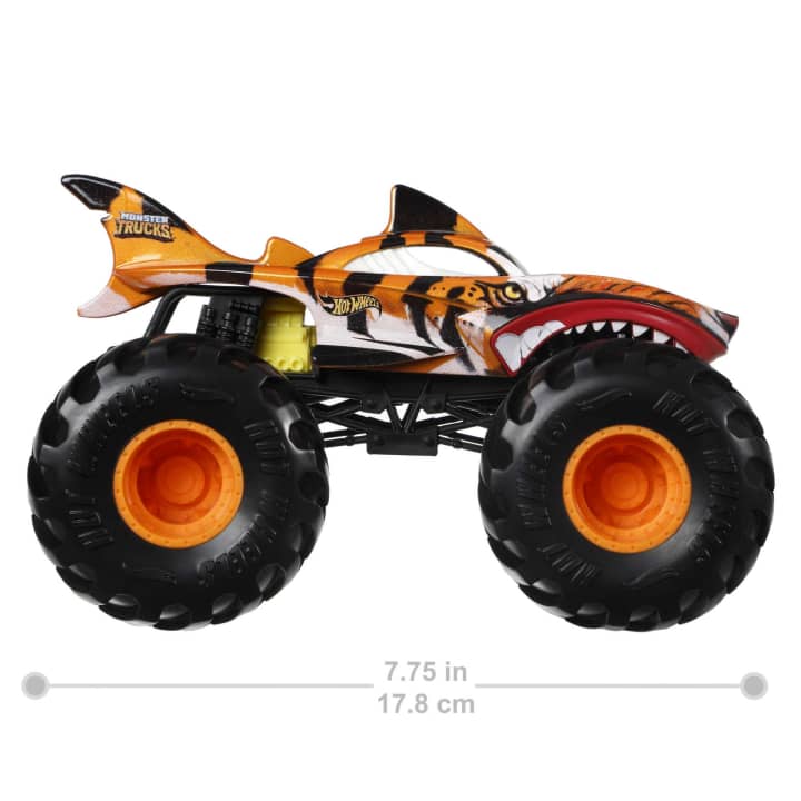Monster Trucks: Tiger Shark - Oversized 1:24 Scale | Hot Wheels®