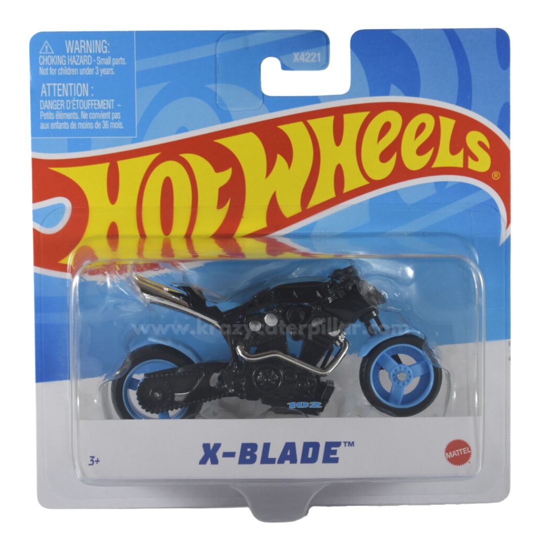 Hot Wheels Moto Street Power - X-Blade Blue