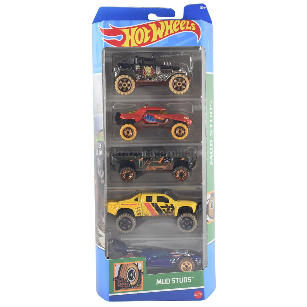 Hot Wheels Mud Studs 5 Pack Set 1:64