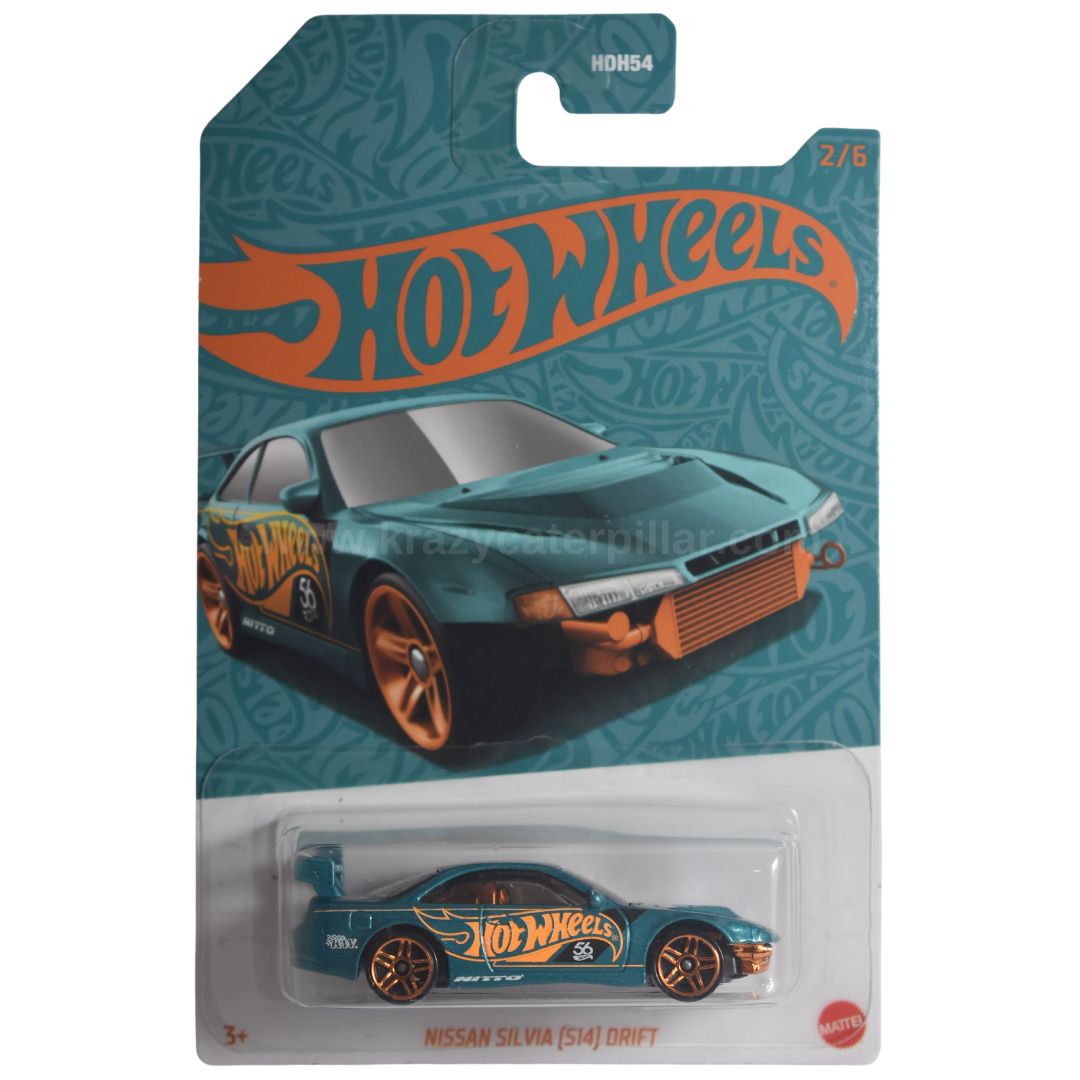 Hot Wheels Nissan Silvia (S14) Drift 56th Anniversary - Green And Gold Series