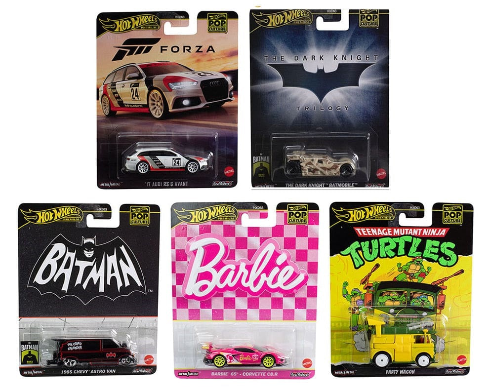 Hot Wheels Pop Culture New Set Of 5 Cars