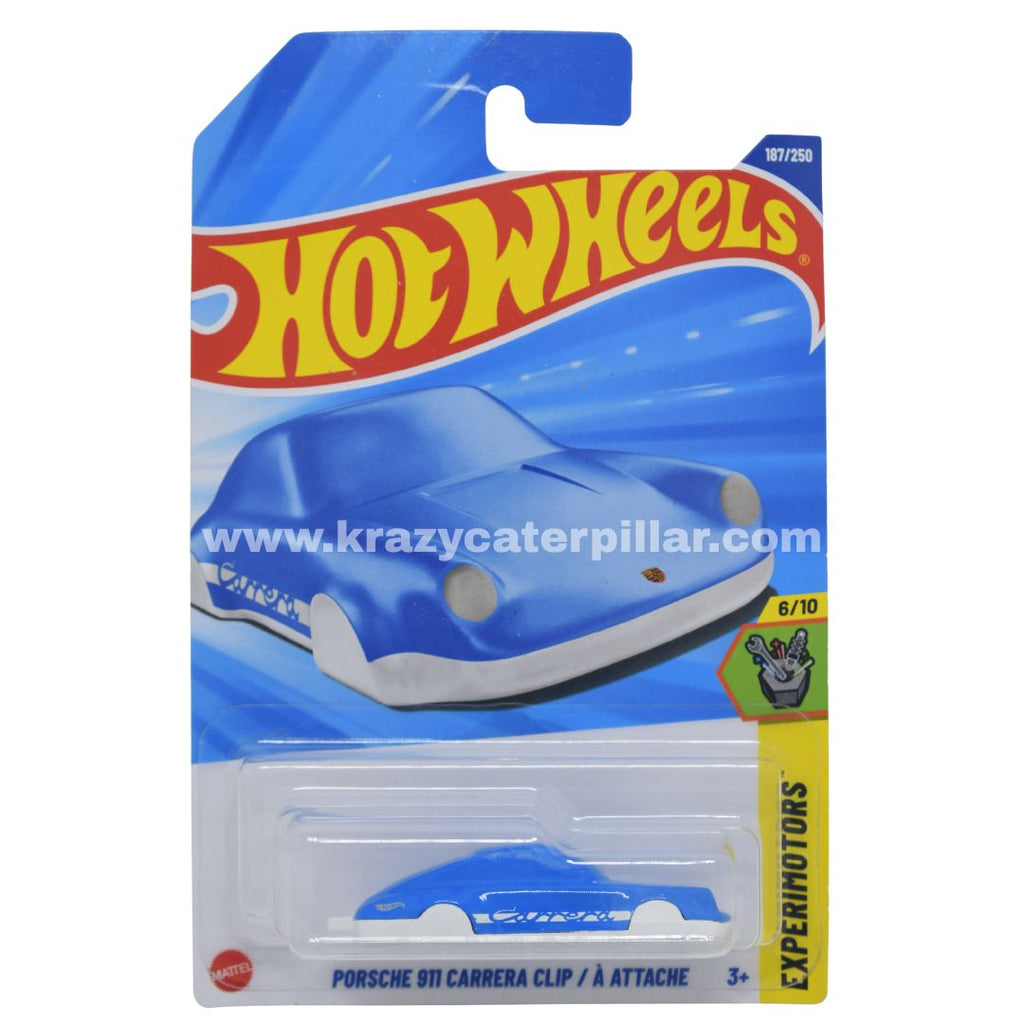 Hot Wheels Porsche 911 Carrera Clip - Blue