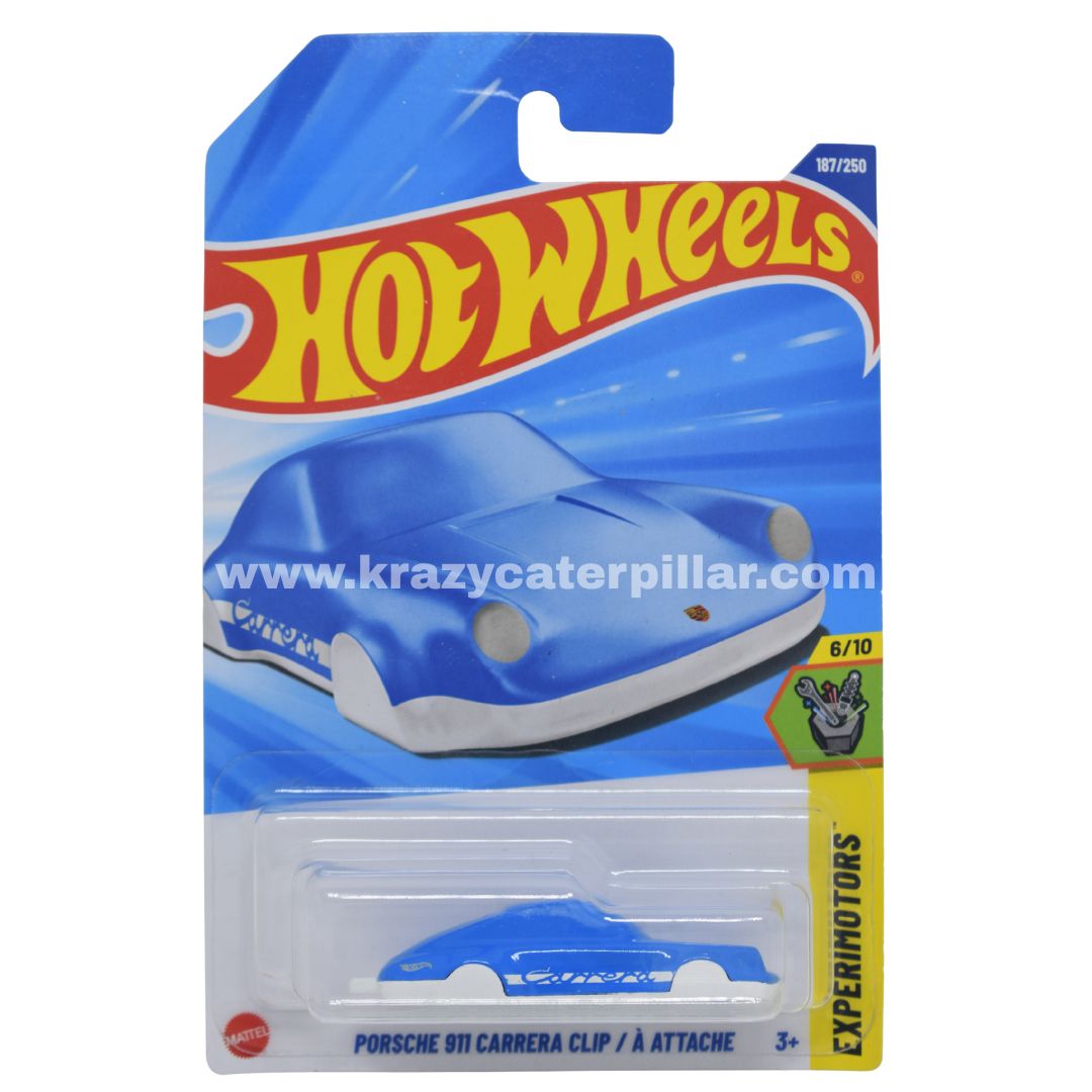 Hot Wheels Porsche 911 Carrera Clip - Blue