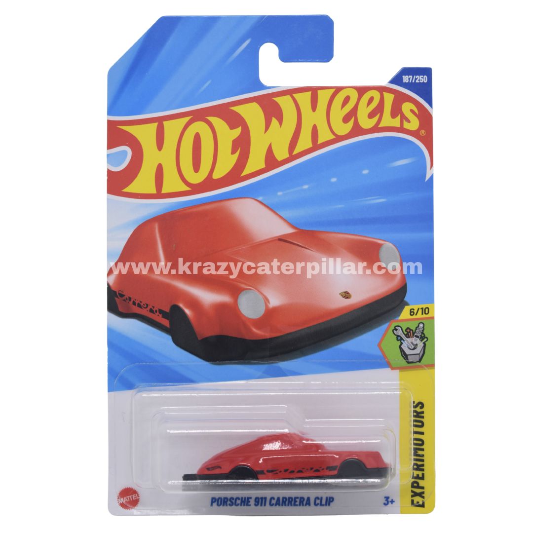 Hot Wheels Porsche 911 Carrera Clip-Keychain Red