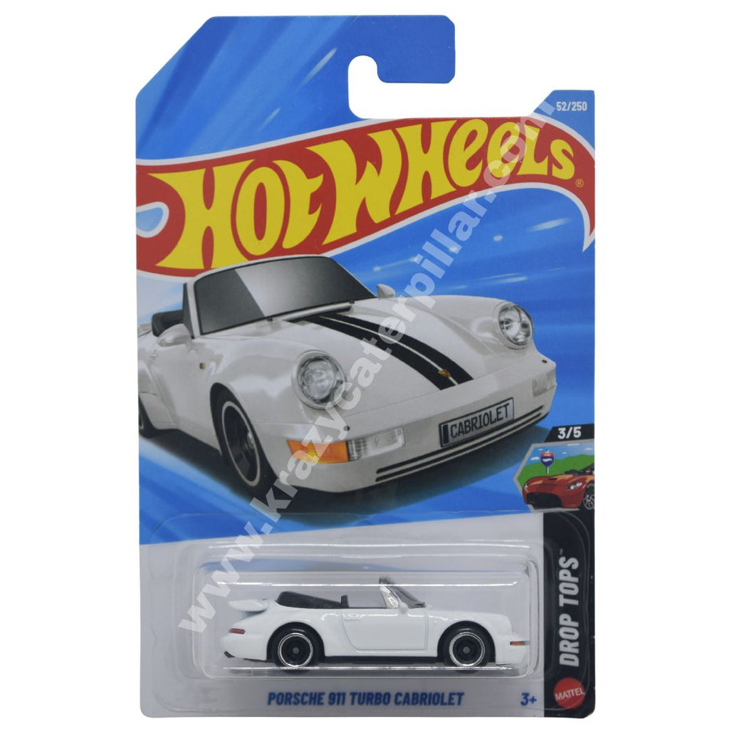 Hot Wheels Porsche 911 Turbo Cabriolet - White