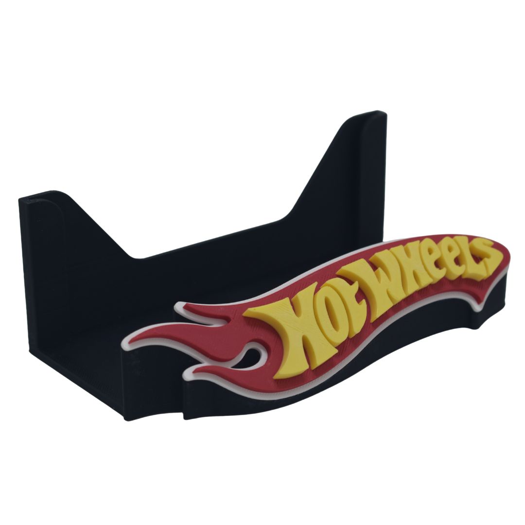 Hot Wheels Premium Single Card Display Stand With Logo - Black