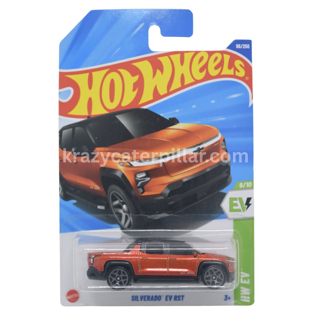 Hot Wheels Silverado EV RST - Orange