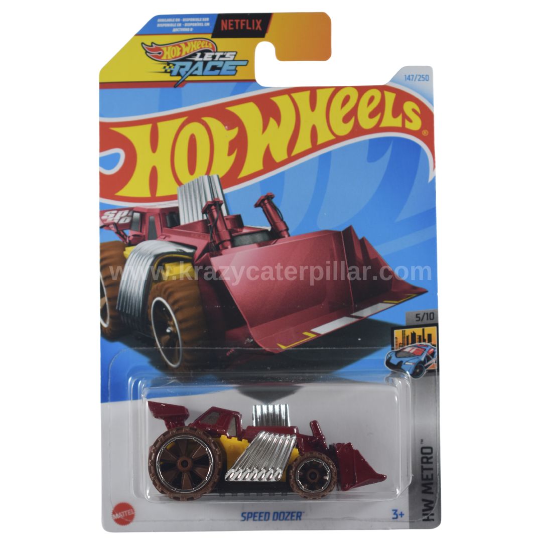 Hot Wheels Speed Dozer Red