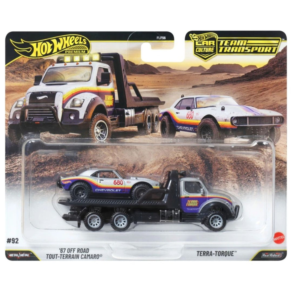 Hot Wheels: Premium Team Transport - '67 Off Road Tout Terrain Camaro with Terra Torque