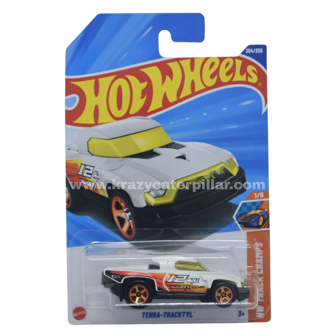 Hot Wheels Terra-Tracktyl White