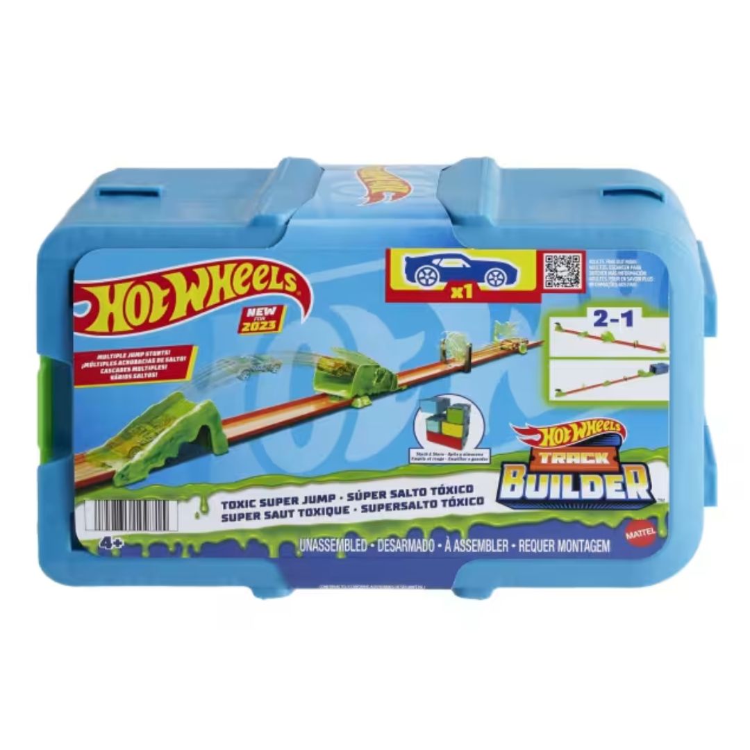 Hot Wheels Toxic Super Jump Track Set