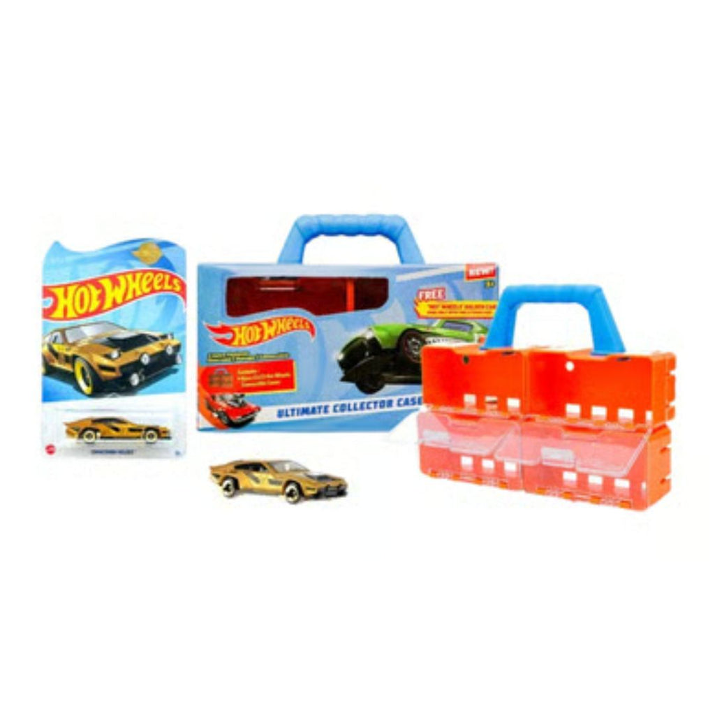 Hot Wheels 2026 Ultimate Collector Case 4 pcs With Golden Car