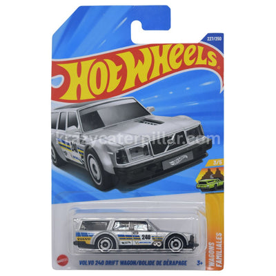 Hot Wheels Volvo 240 Drift Wagon - Silver