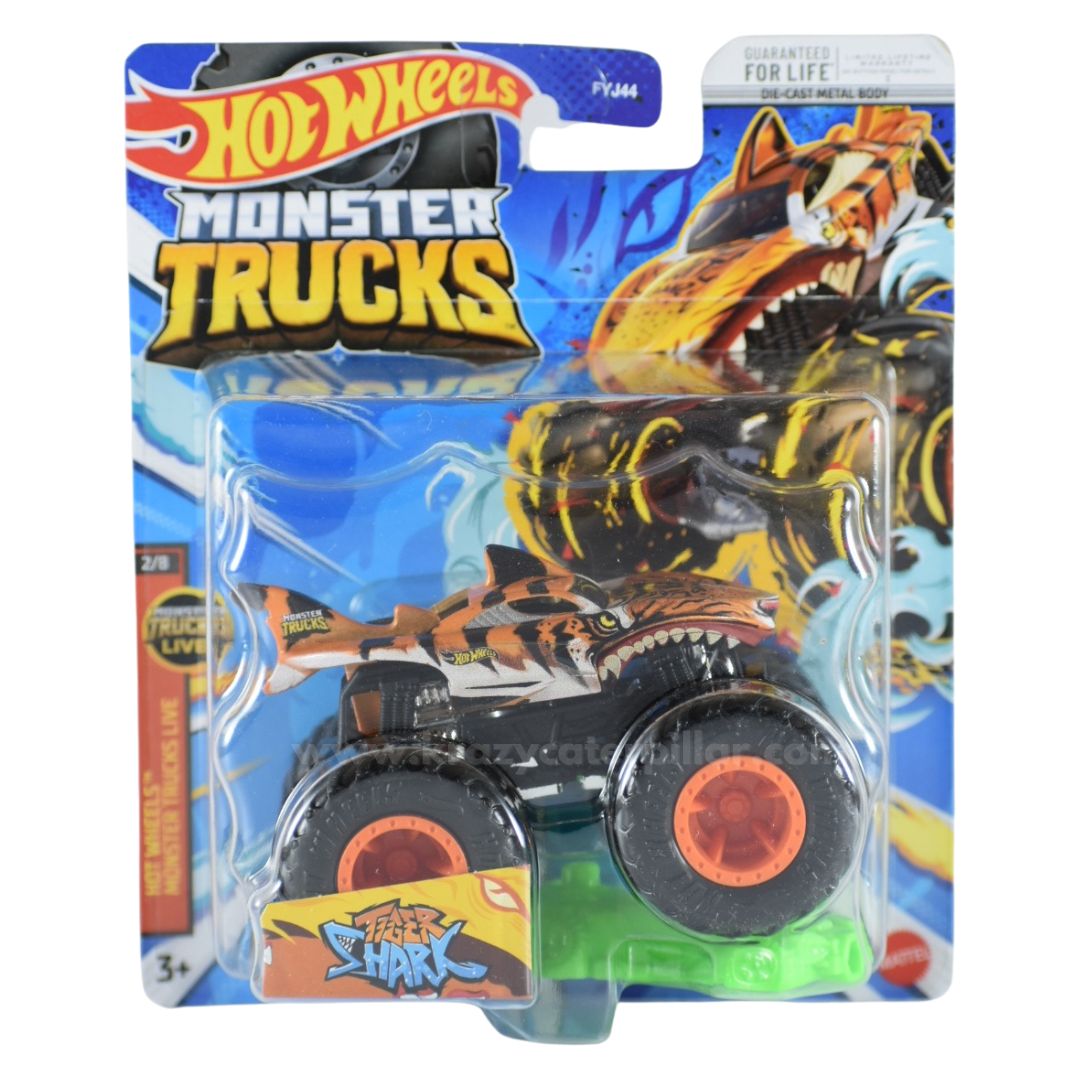 Hot Wheels® Monster Trucks Tiger Shark 1:64 Scale Die-Cast Truck