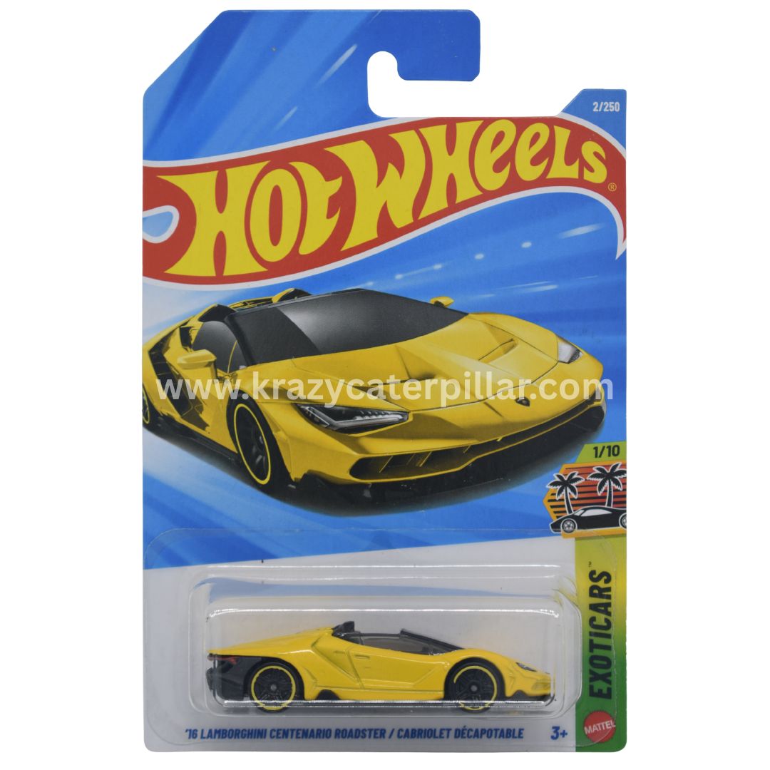 Hot Wheels '16 Lamborghini Centenario Roadster - Yellow