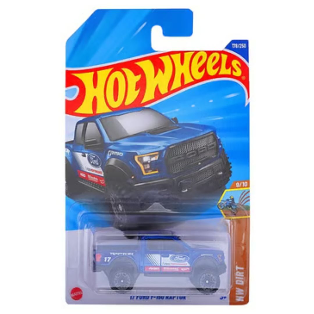 Hot Wheels '17 Ford F-150 Raptor Blue