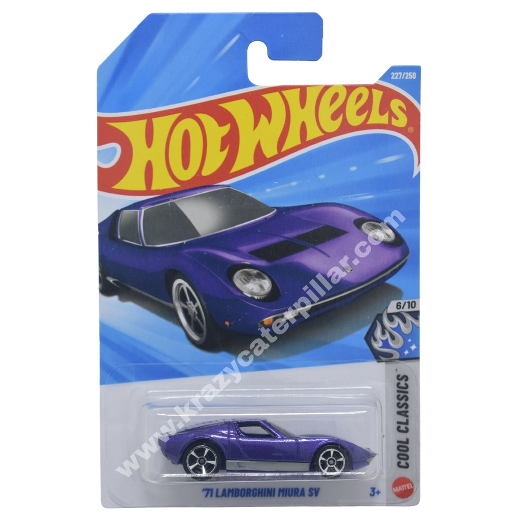 Hot Wheels: '71 Lamborghini Miura SV - Purple